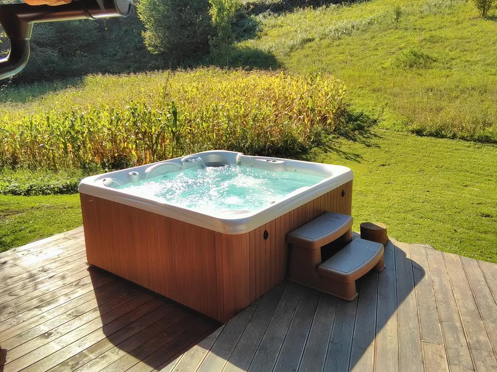 Bear'S Log Villa Selište Drežničko Eksteriør bilde